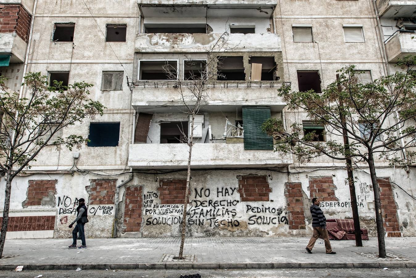 Edificios desalojados de Nou Alcolecha