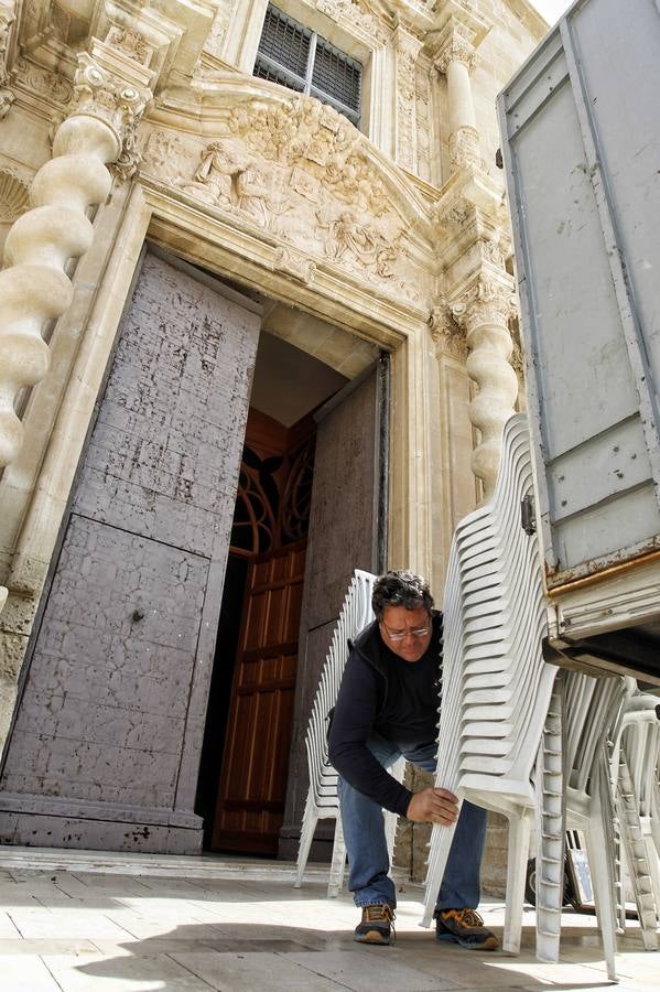 Preparativos de la Santa Faz