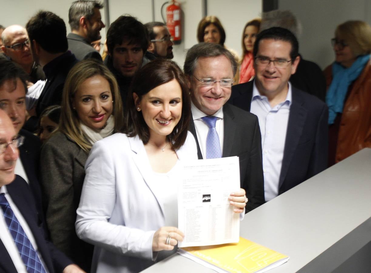 Presentación de las listas electorales en Valencia