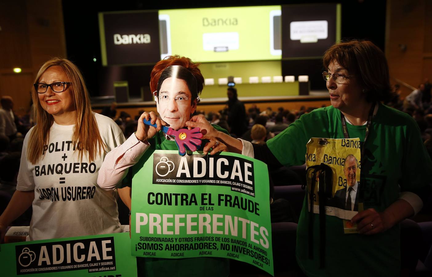 Junta de accionistas de Bankia en Valencia