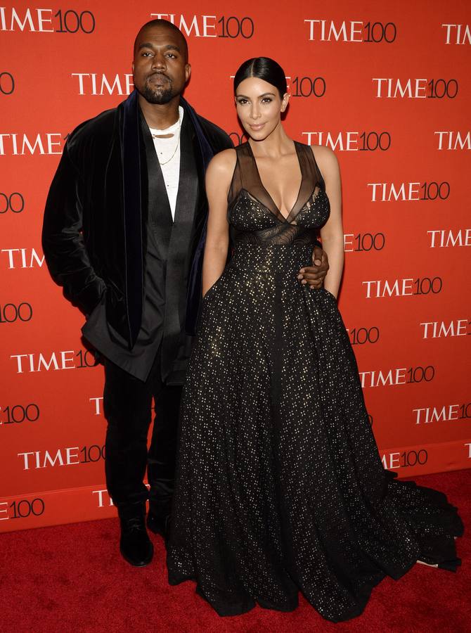 Kayne West y Kim Kardashian