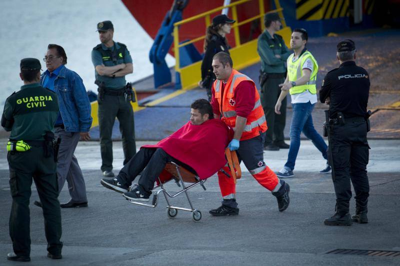 Evacuado un ferry por un incendio que hacía la ruta Palma-Valencia