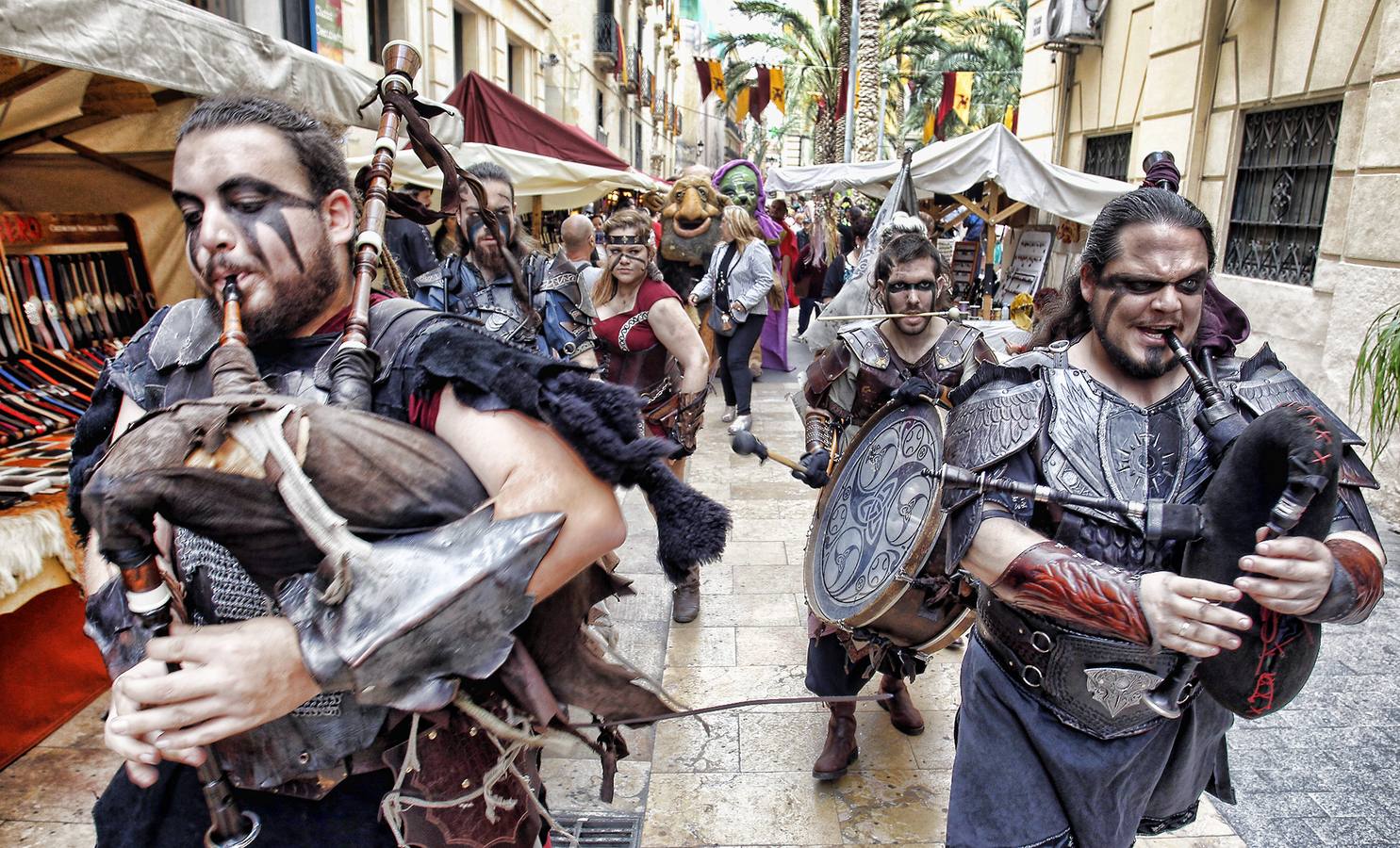 Inauguración del Mercadillo Medieval de Alicante