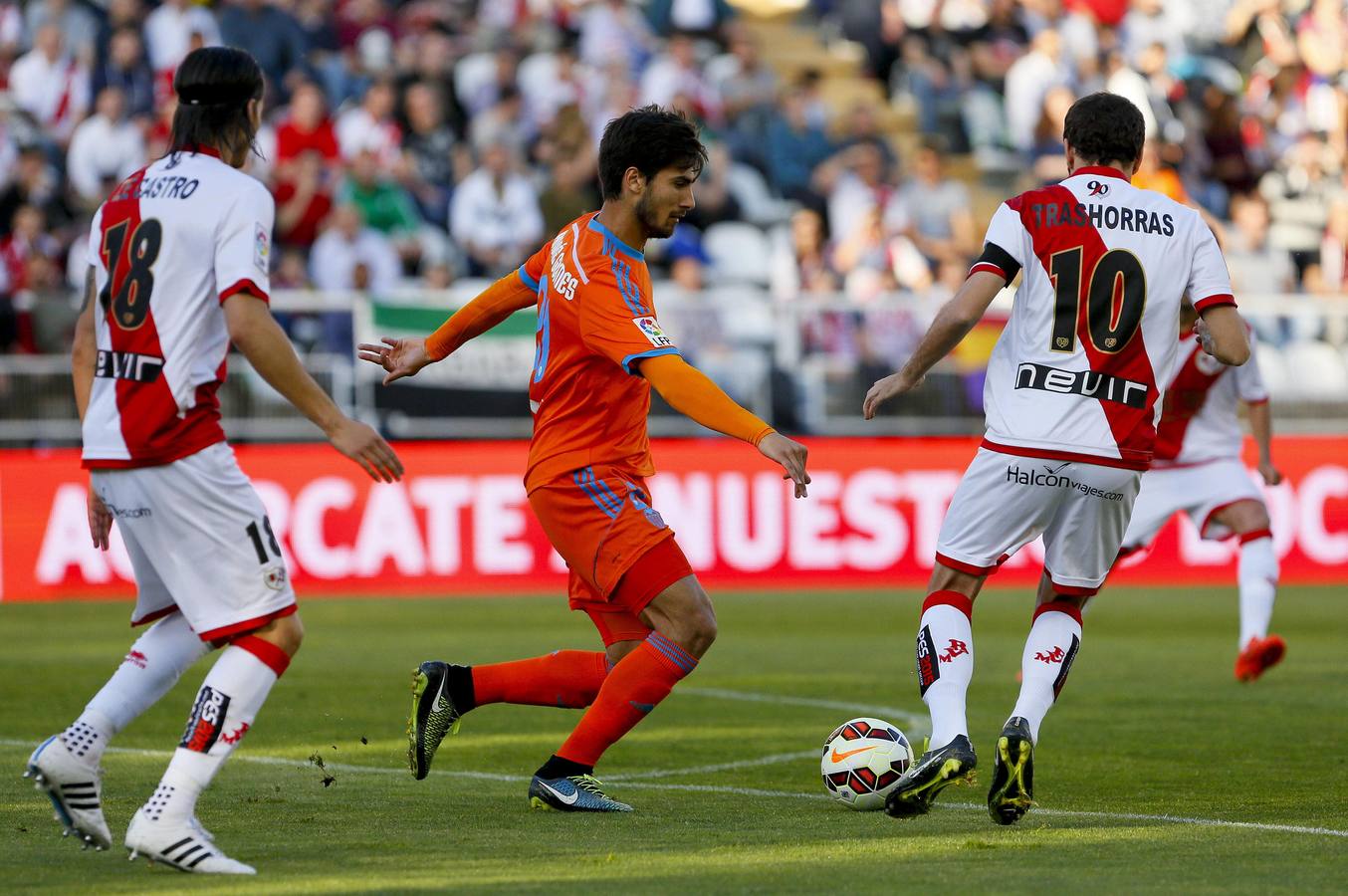 El Rayo Vallecano-Valencia, en imágenes