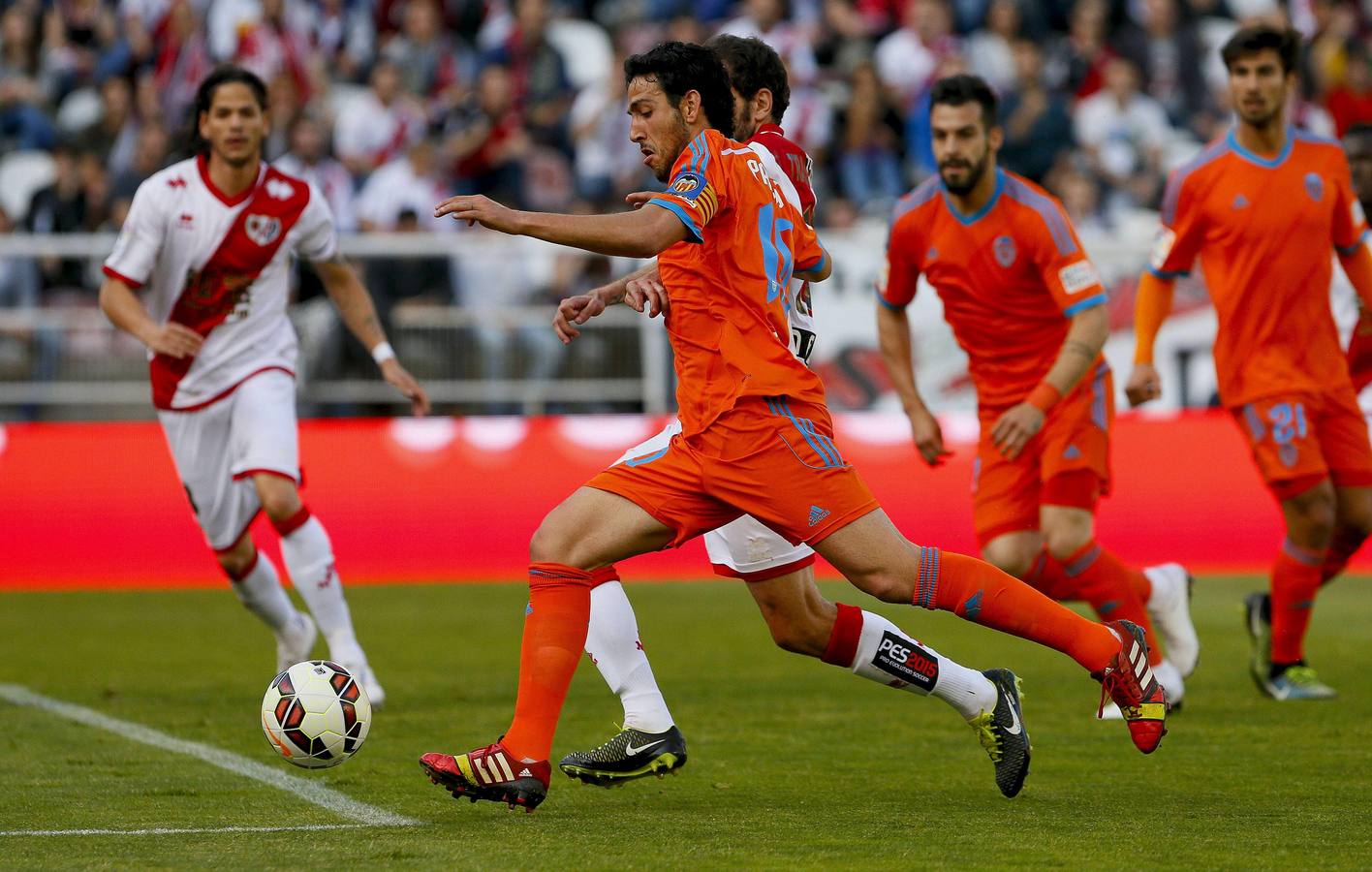 El Rayo Vallecano-Valencia, en imágenes