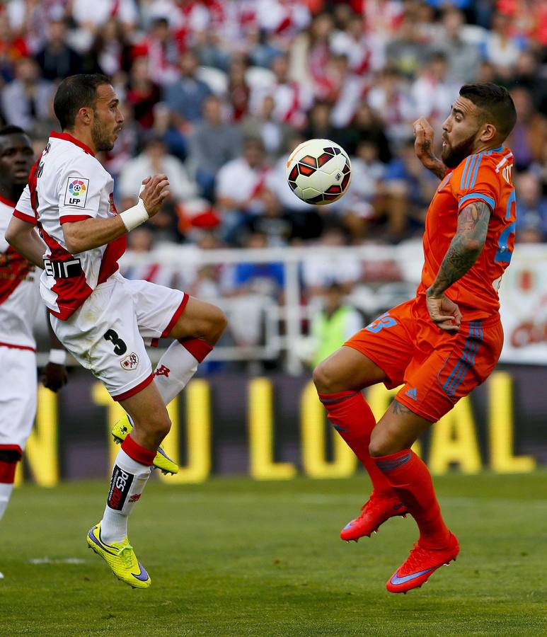 El Rayo Vallecano-Valencia, en imágenes