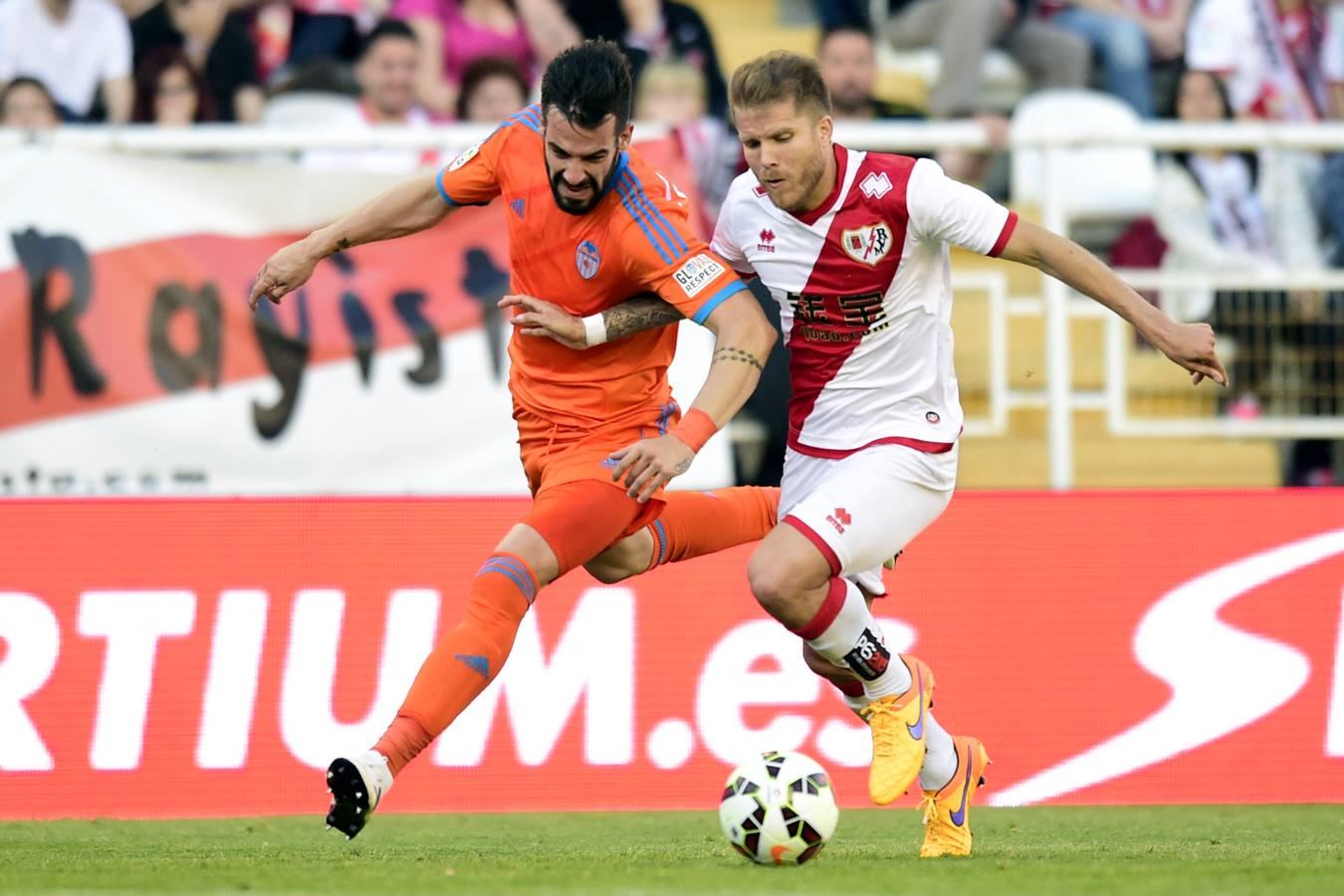 El Rayo Vallecano-Valencia, en imágenes