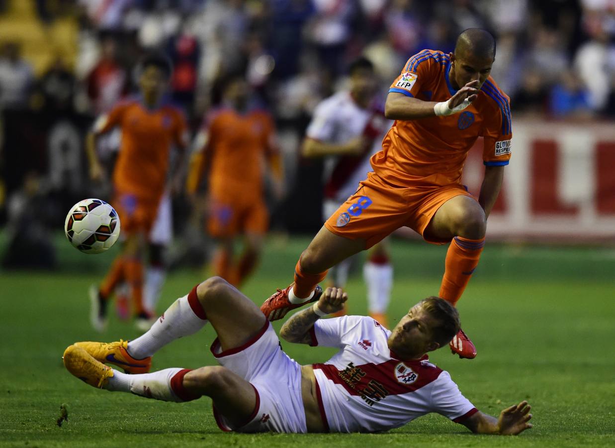 El Rayo Vallecano-Valencia, en imágenes