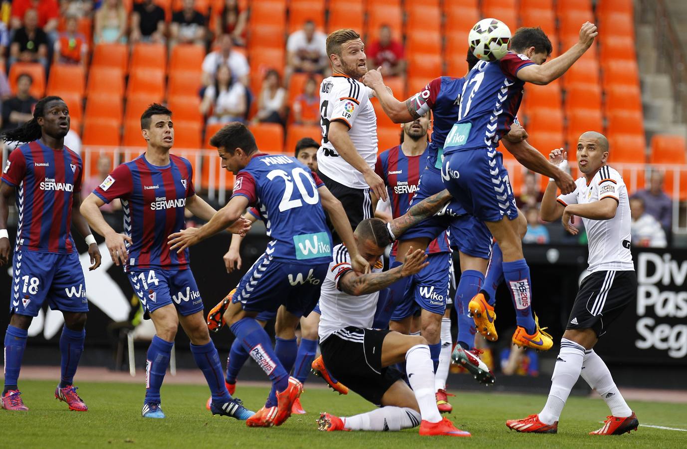 El Valencia CF-Eibar, en imágenes