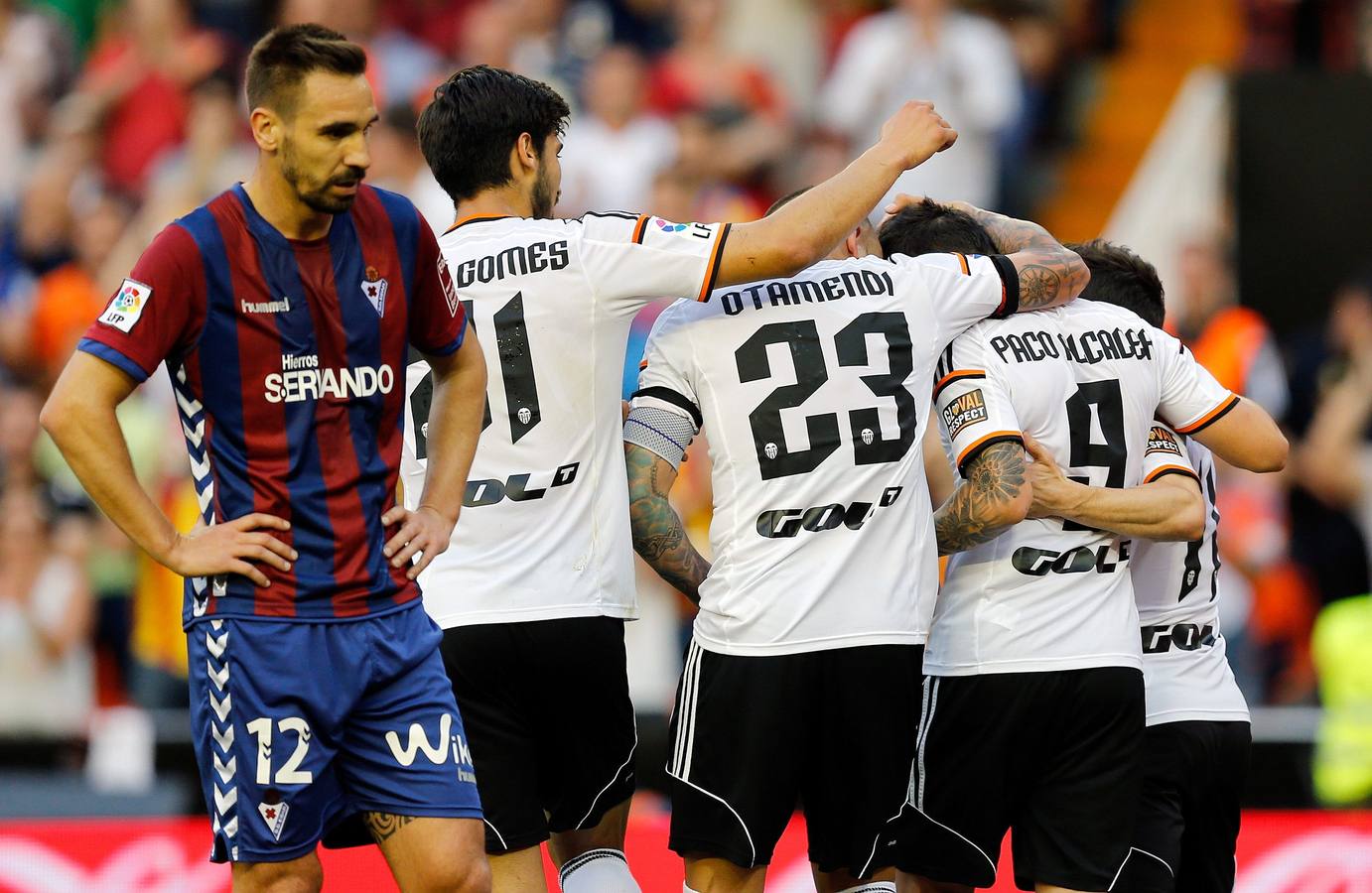 El Valencia CF-Eibar, en imágenes