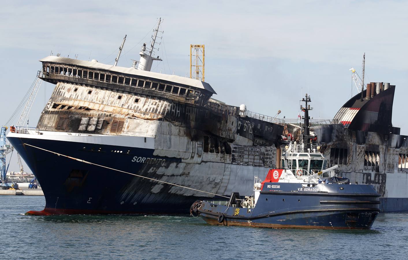 El Sorrento atraca en Sagunto