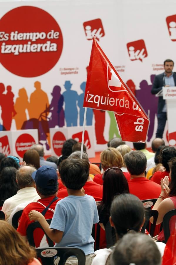 Mitin de Alberto Garzón en Alicante