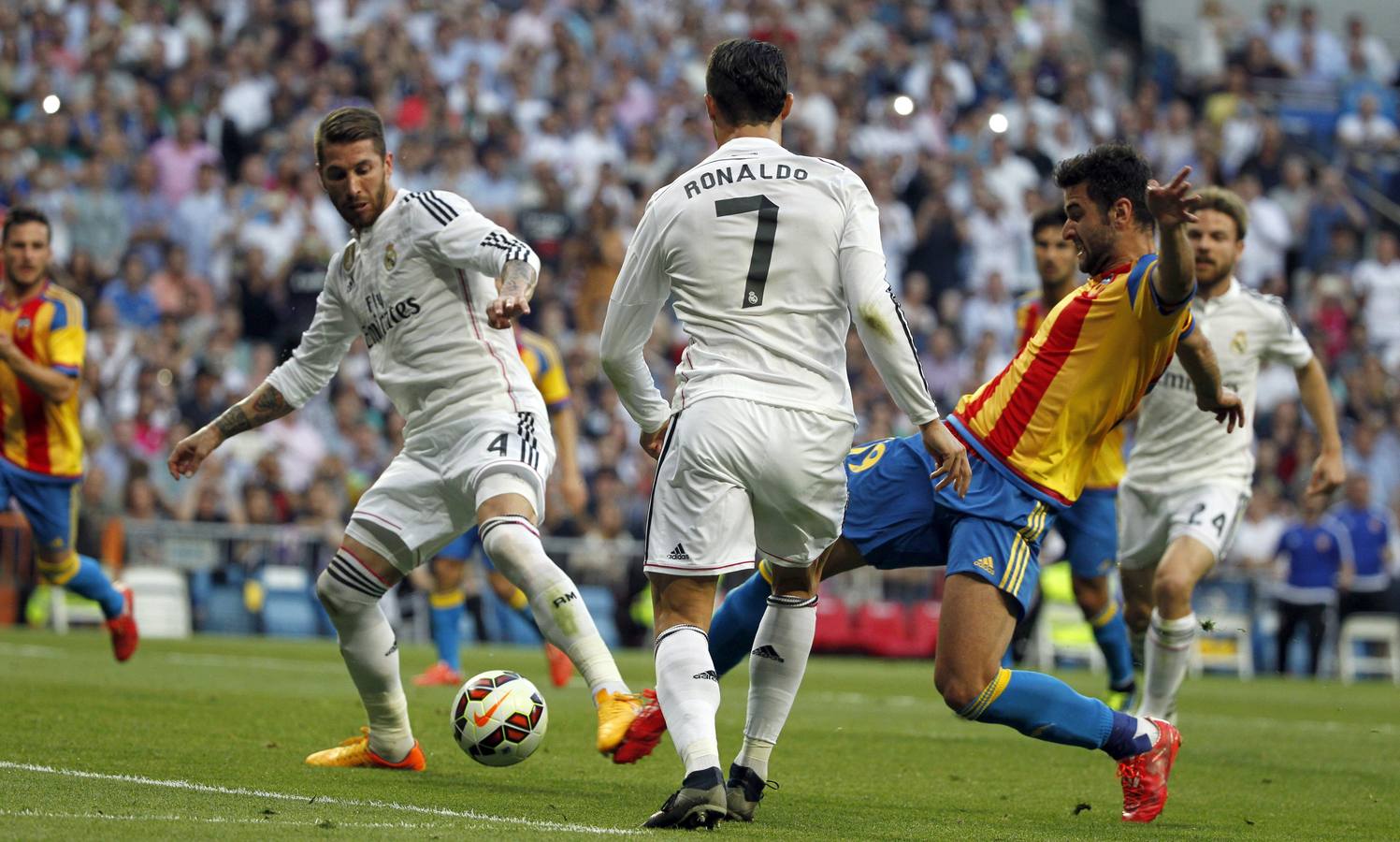 El Real Madrid-Valencia CF, en imágenes