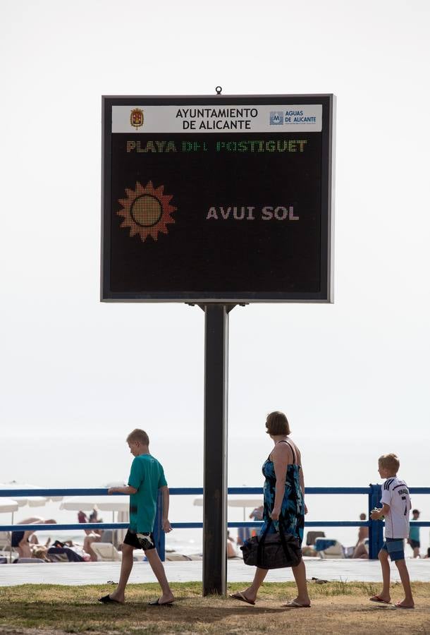 Alicante alcanza los 36 grados