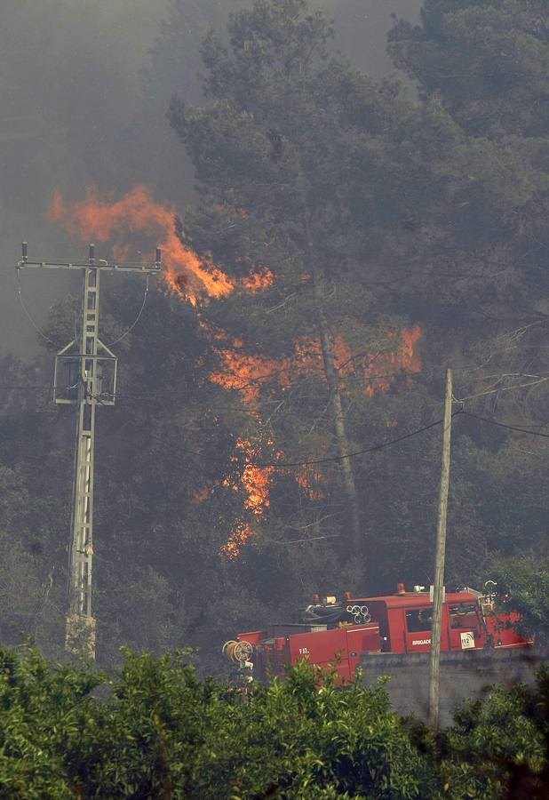 Incendio en Vall d&#039;Ebo