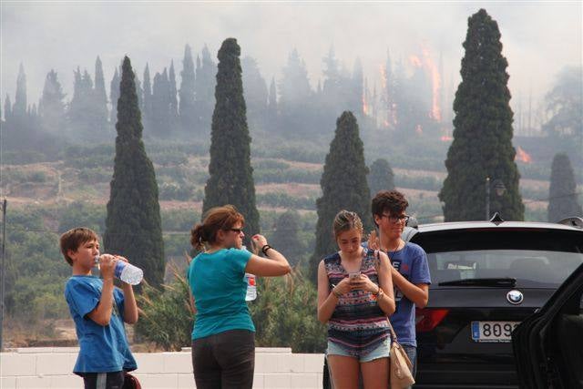 Incendio en Vall d&#039;Ebo