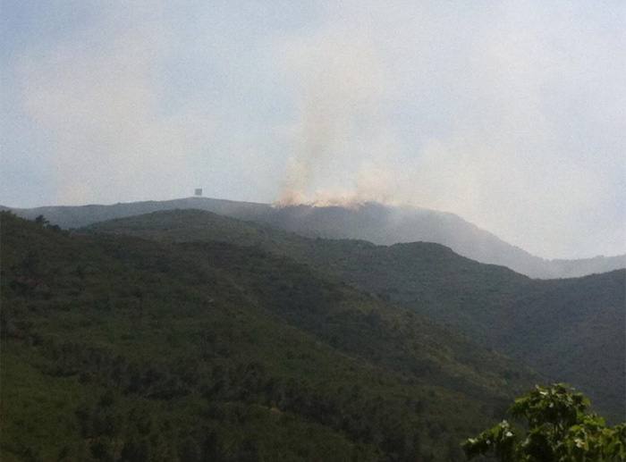 Un incendio en Segorbe amenaza a los montes valencianos