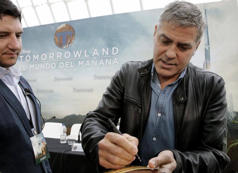 Las mejores imágenes de George Clooney en Valencia