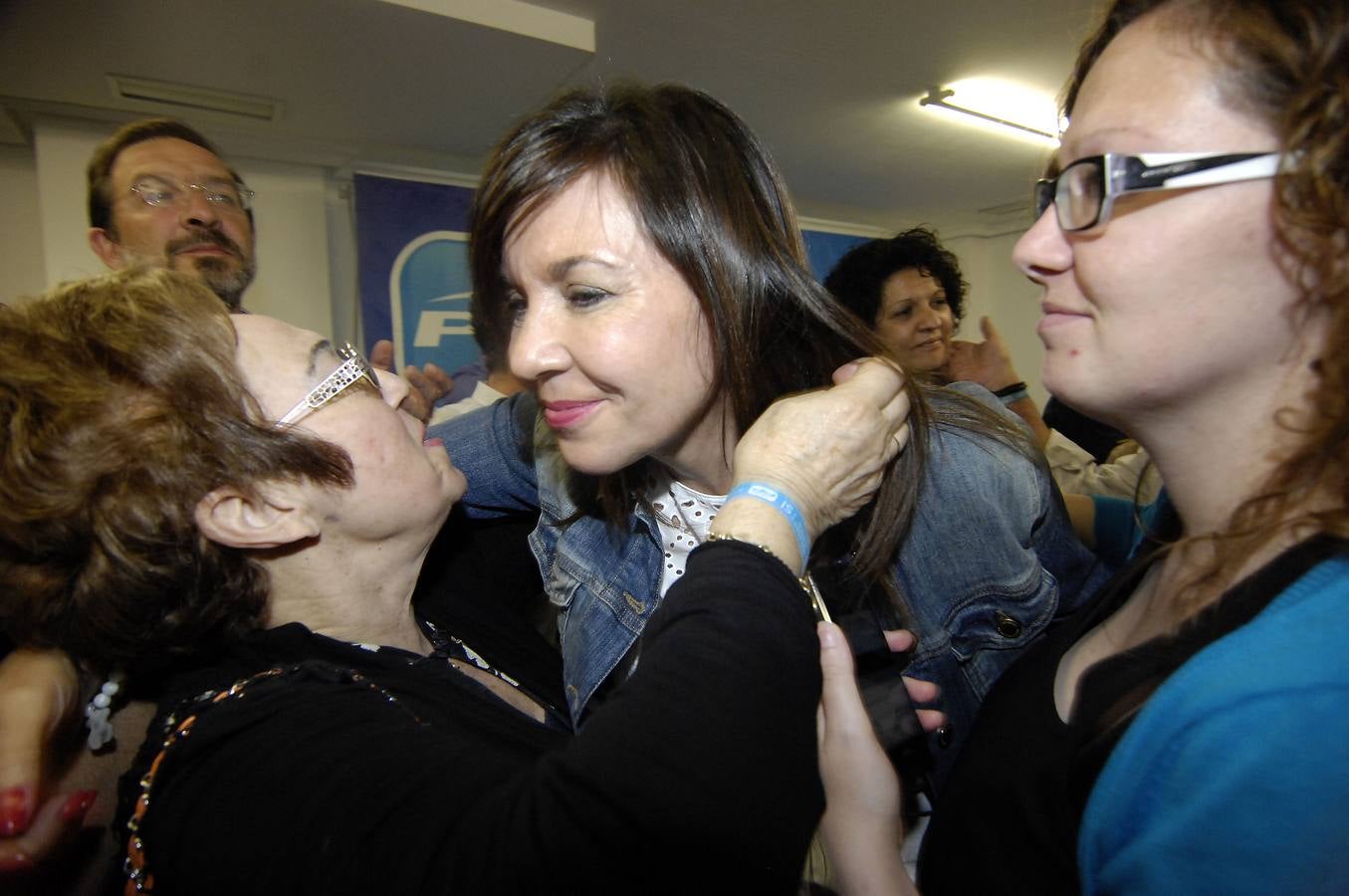 Noche electoral en la sede del PP de Elche