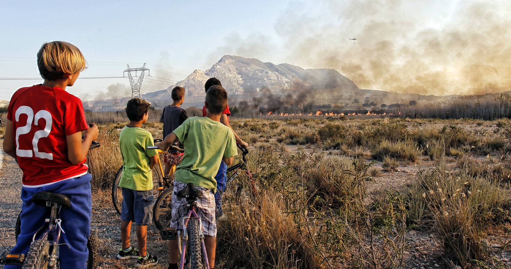 Incendio en Fontcalent