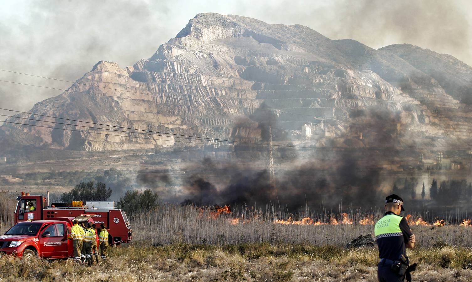 Incendio en Fontcalent