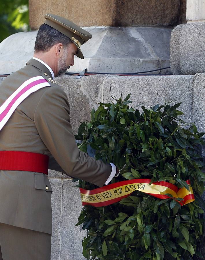 Los Reyes presiden el acto central del Día de las Fuerzas Armadas