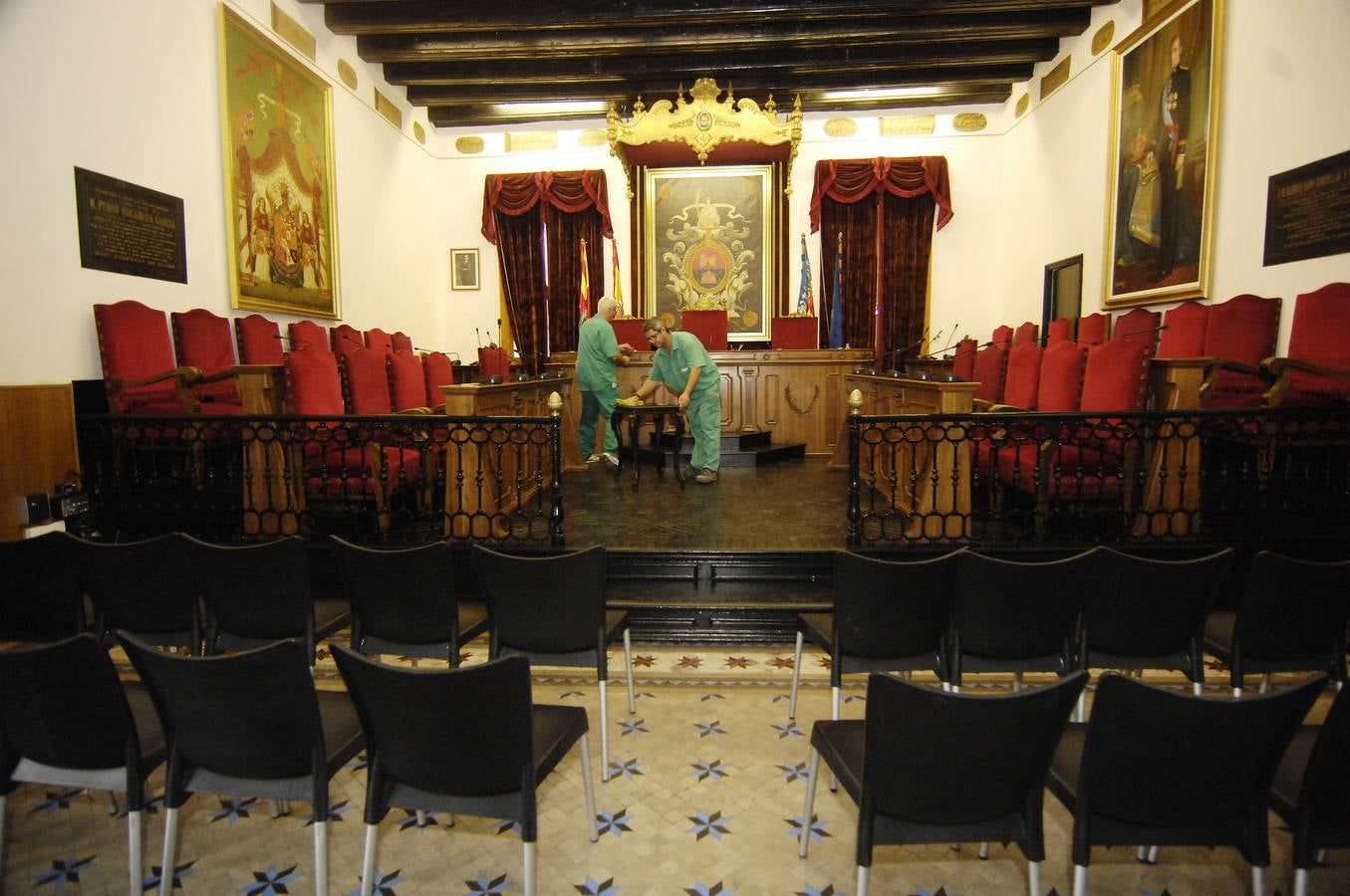 Todo preparado en el Ayuntamiento de Elche