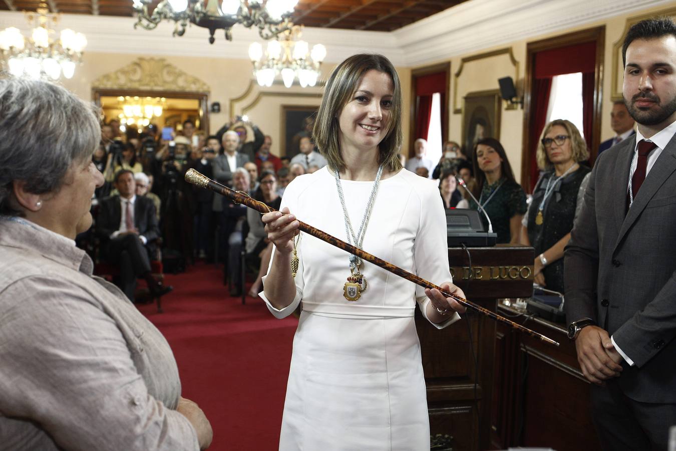 Lara Méndez se ha convertido en la primera alcaldesa de la historia de Lugo.