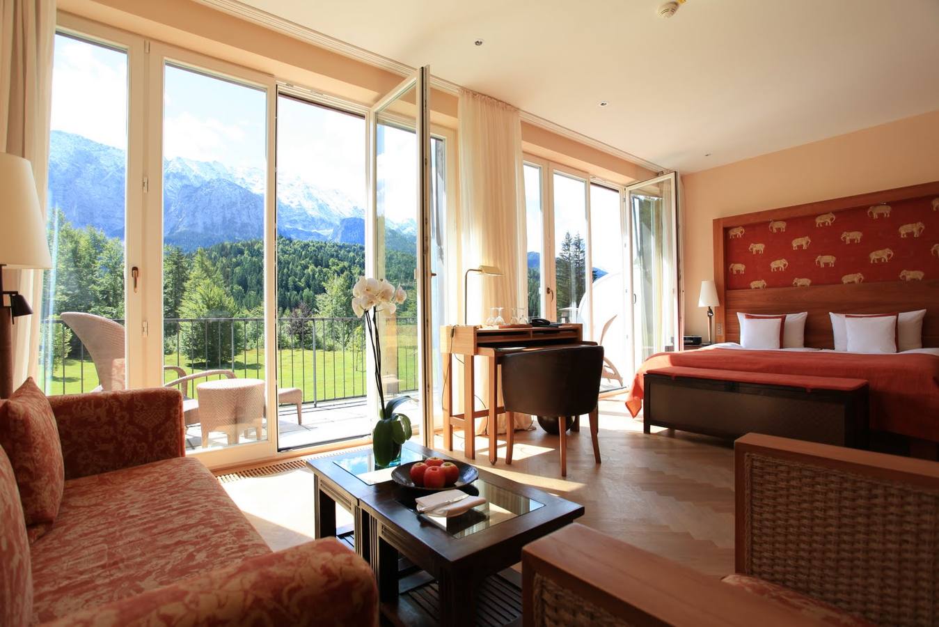 El hotel Schloss Elmau, un palacio en los Alpes