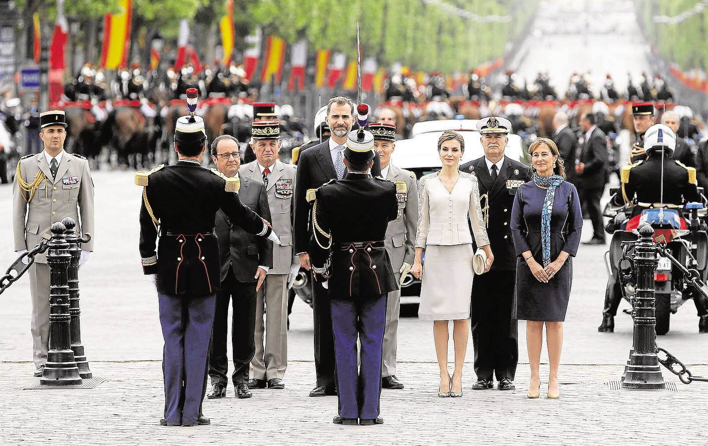 Primera visita de Estado de los Reyes a París.