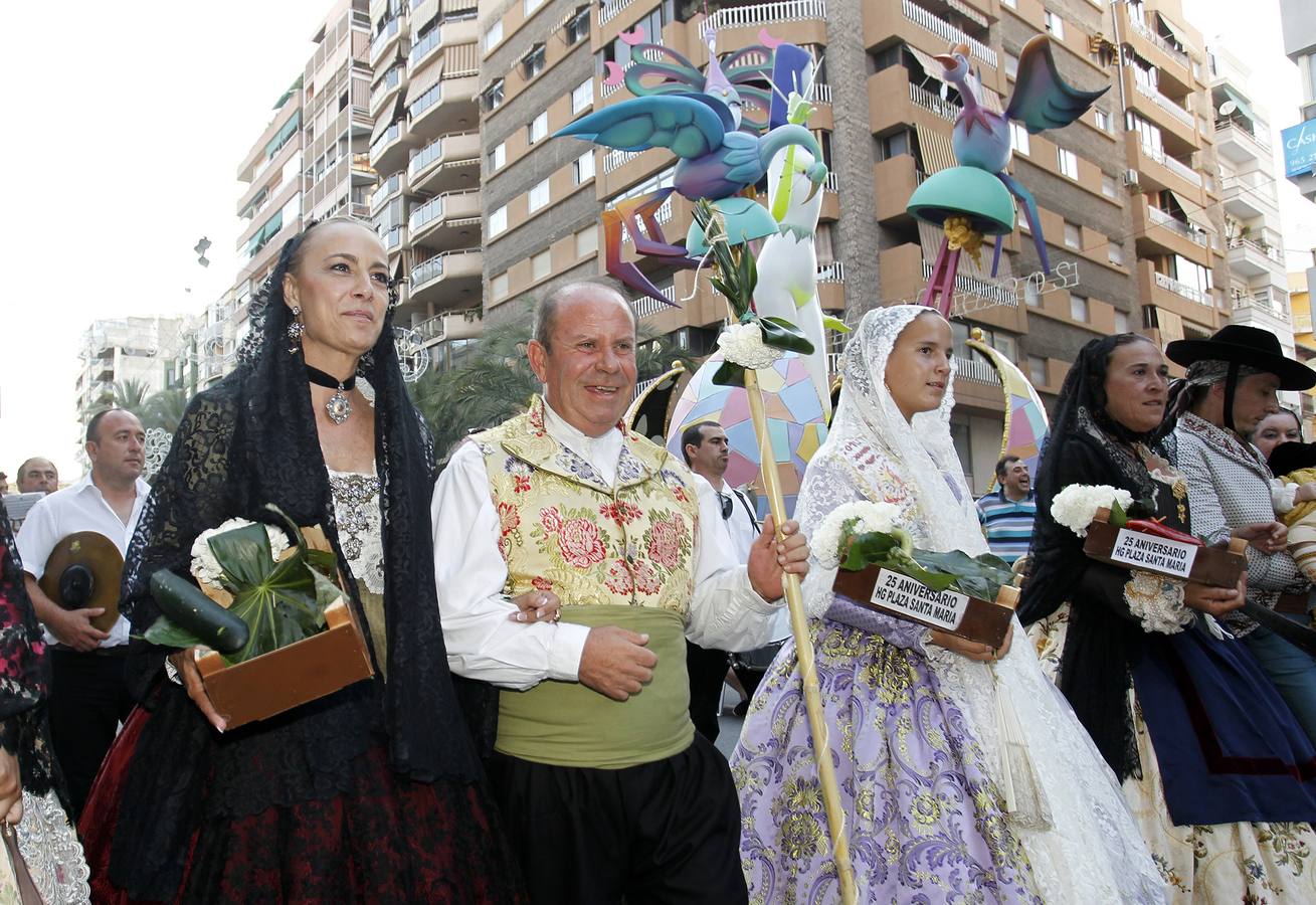 Primera jornada de la Ofrenda de Flores