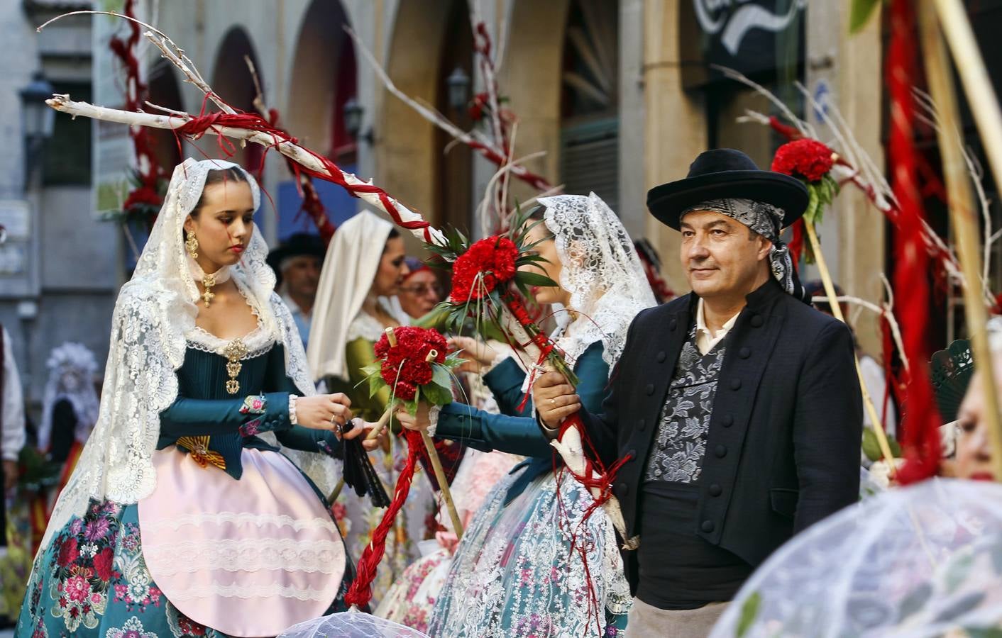 Primera jornada de la Ofrenda de Flores