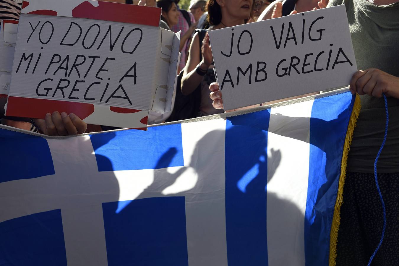 Cerca de 17.000 personas se manifestan a favor del &#039;No&#039; en el referéndum en Grecia