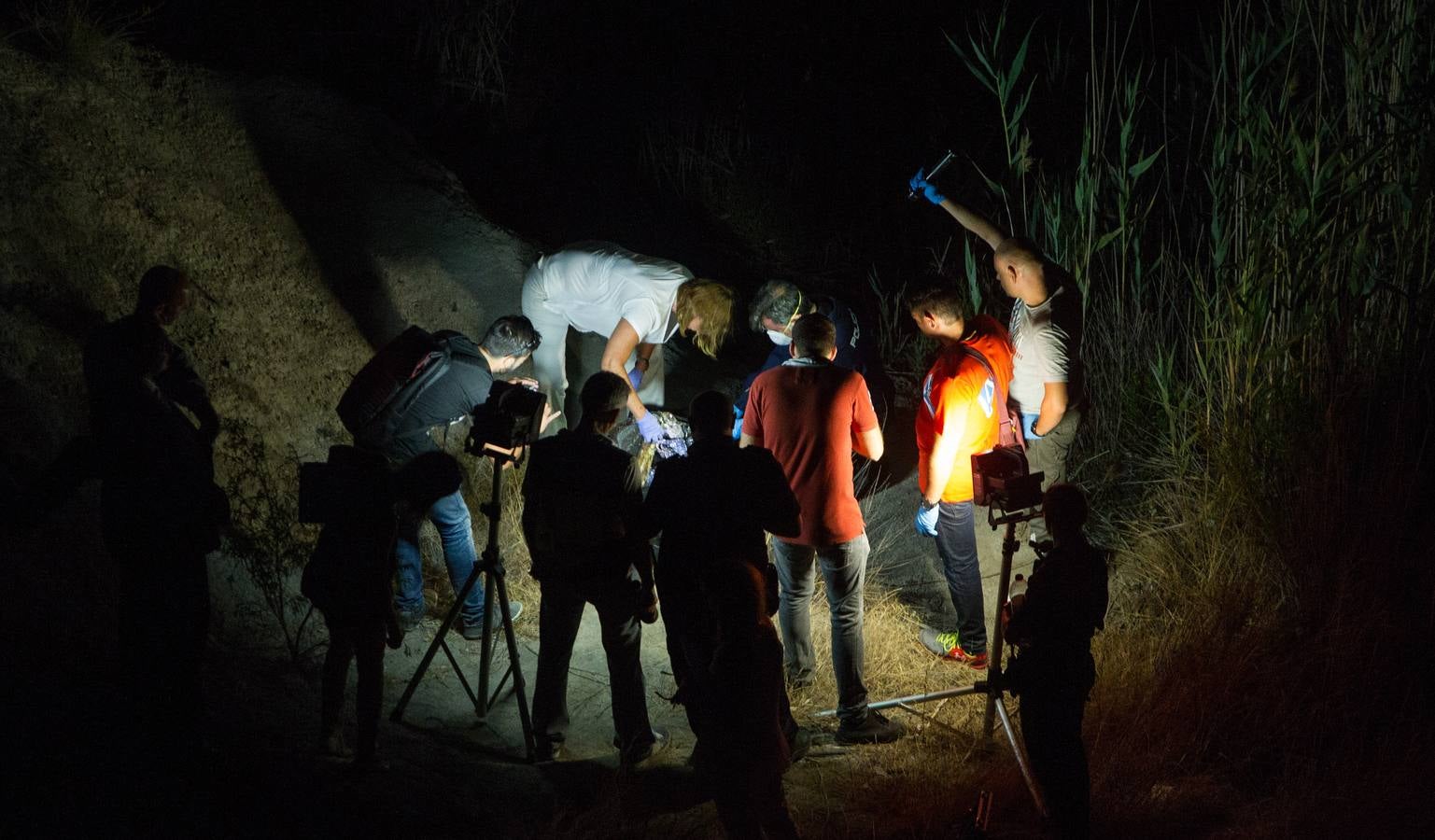 Hallan tres maletas con restos humanos descuartizados en las lagunas de Rabasa