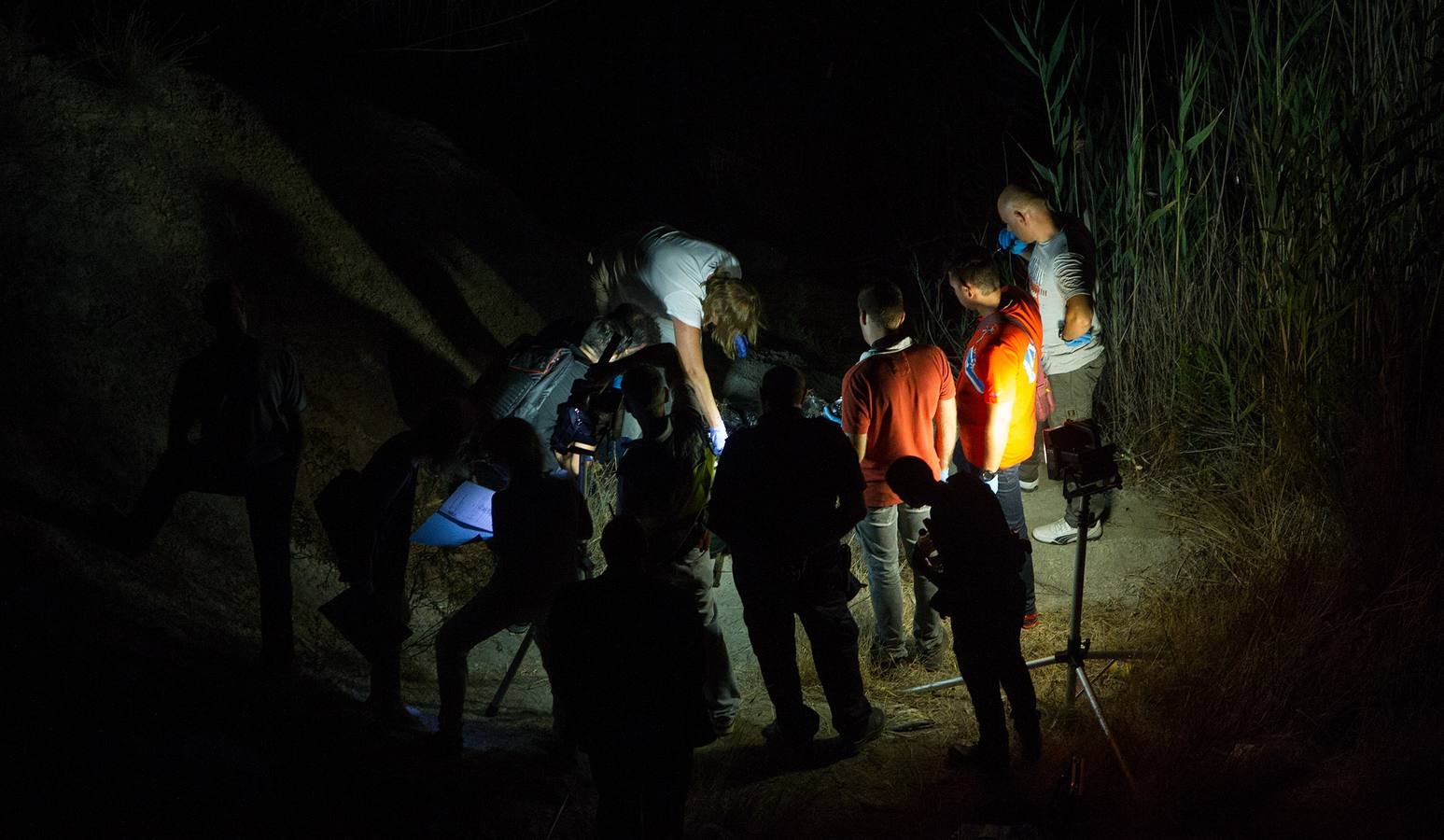 Hallan tres maletas con restos humanos descuartizados en las lagunas de Rabasa