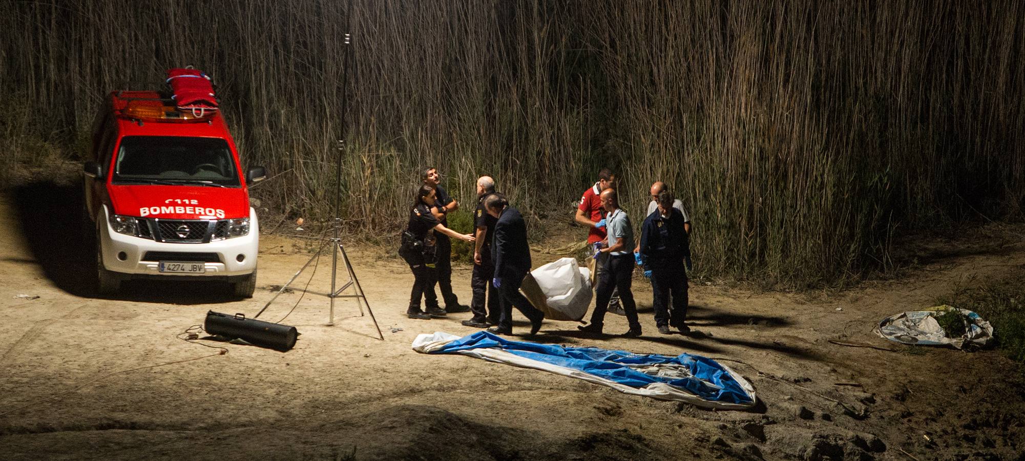 Hallan tres maletas con restos humanos descuartizados en las lagunas de Rabasa