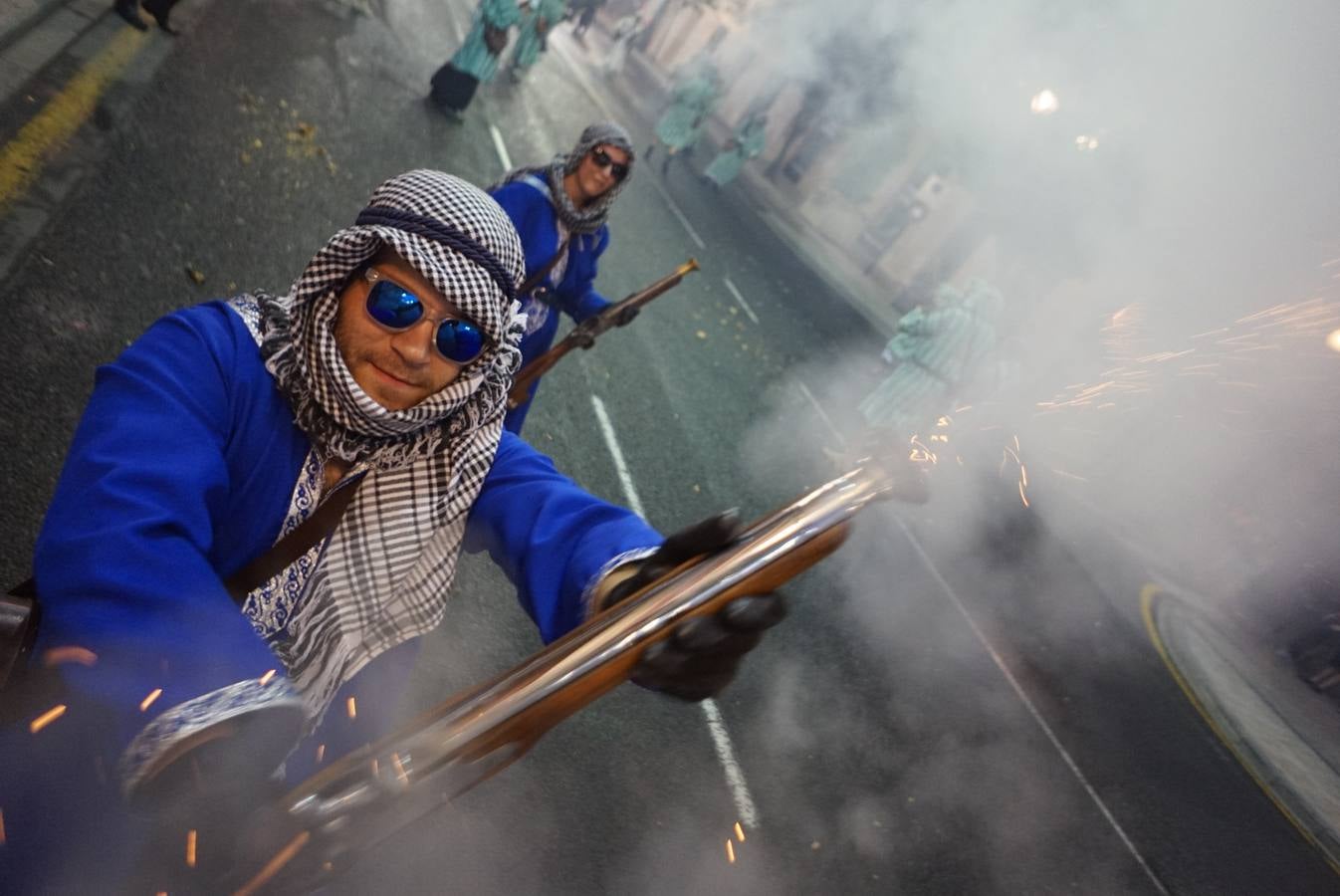 Guerrilla de pólvora en los Moros y Cristianos de Orihuela