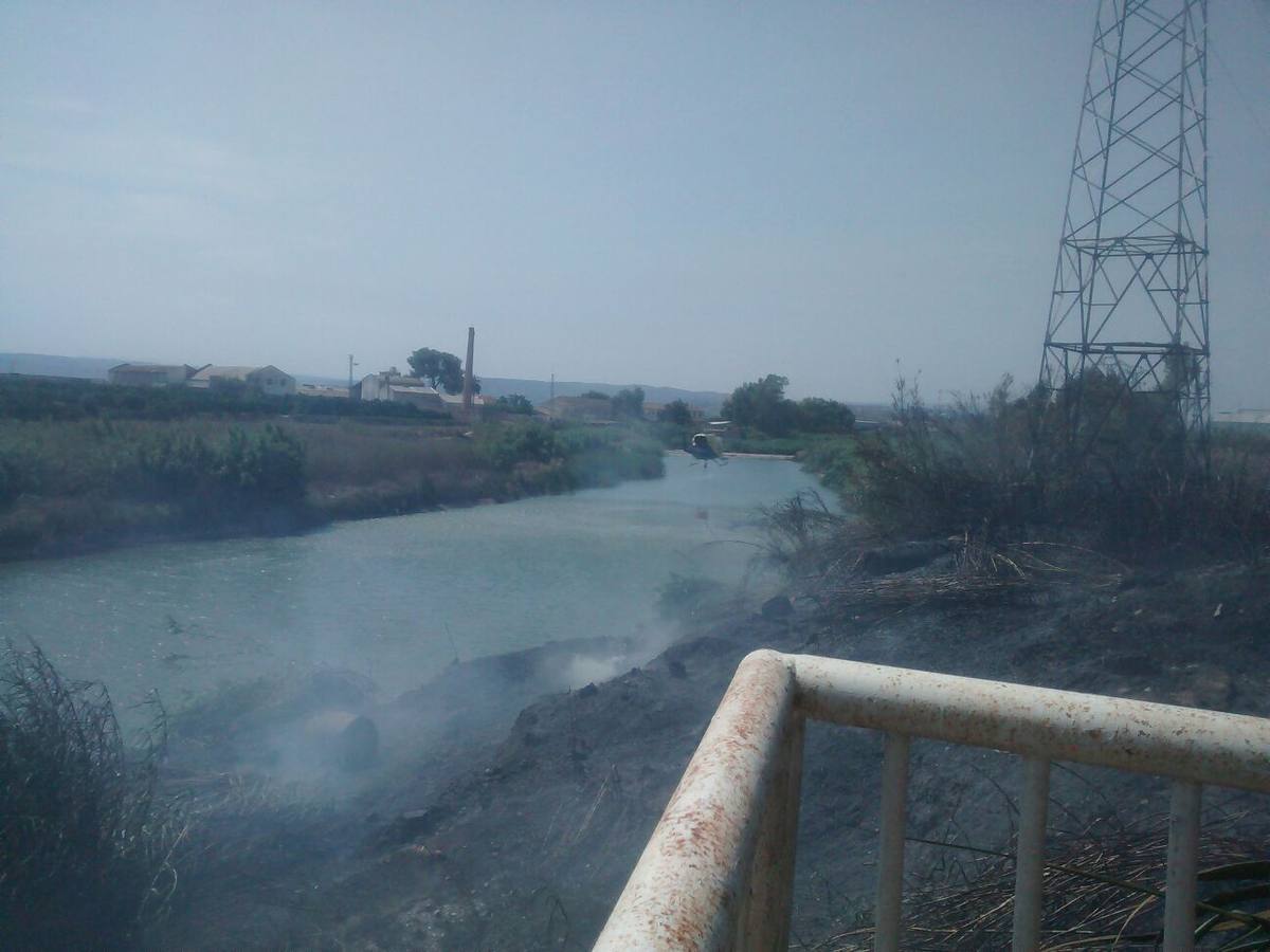 Incendio en Manuel (Ribera Alta)