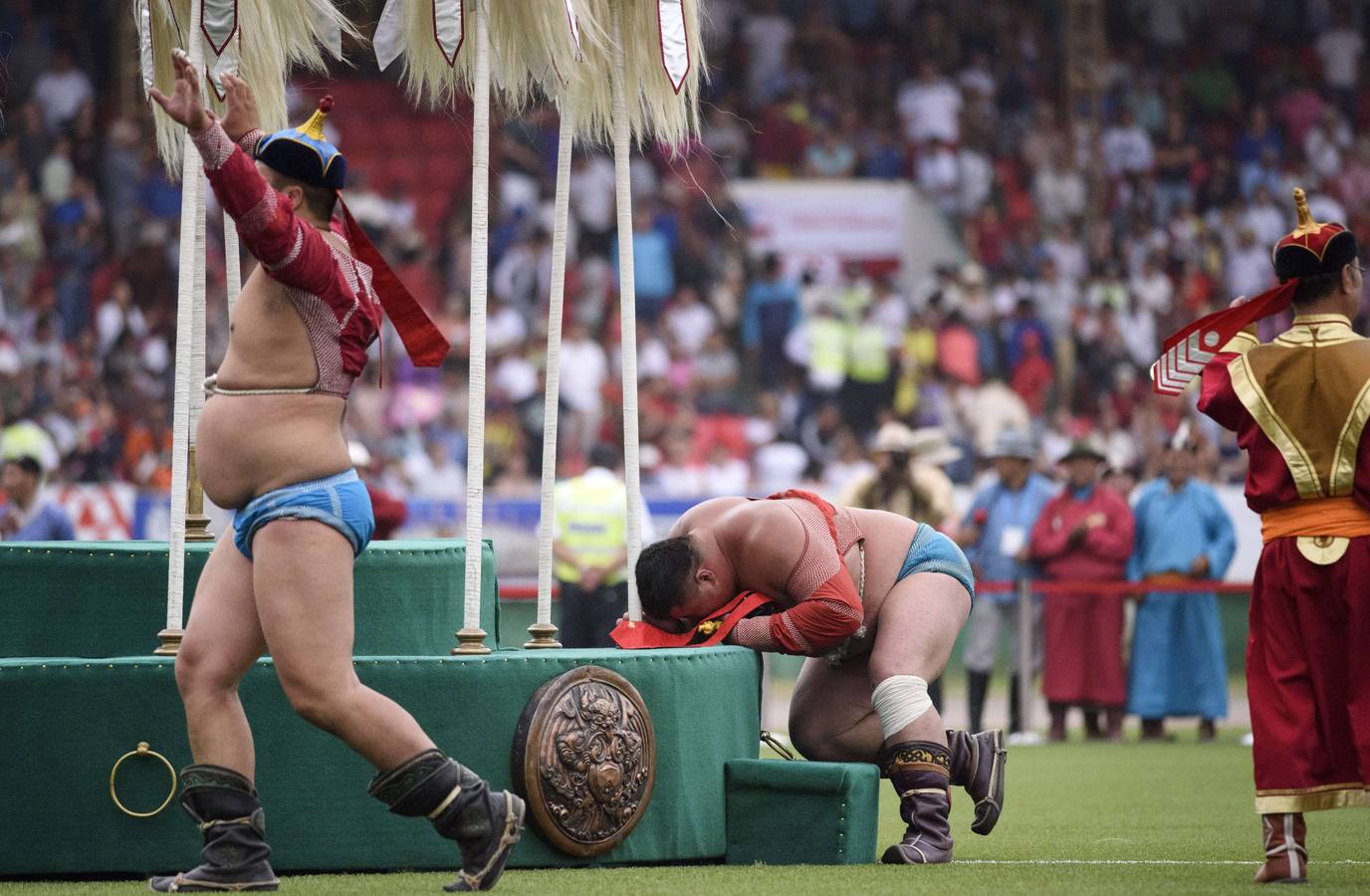 Mongolia celebra sus vistosos &#039;Juegos de Hombres&#039;