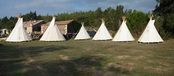 Glamping Tipiwakan (Cataluña). 