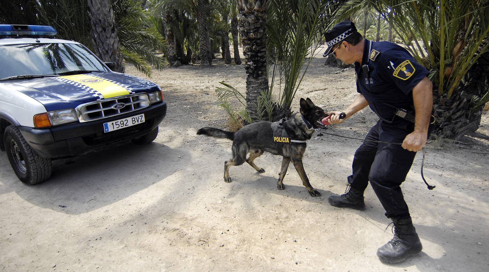 Unidad canina de la Policía Local de Elche