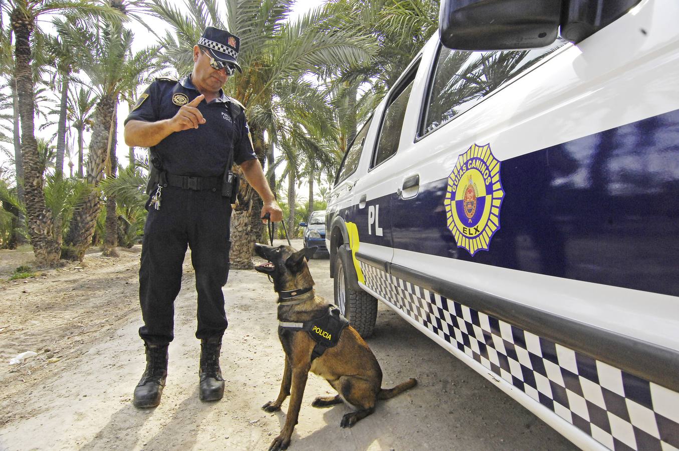 Unidad canina de la Policía Local de Elche