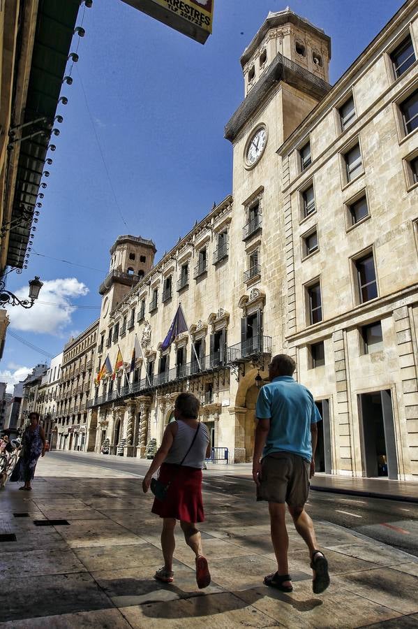 Paralizan las obras de restauración del Ayuntamiento