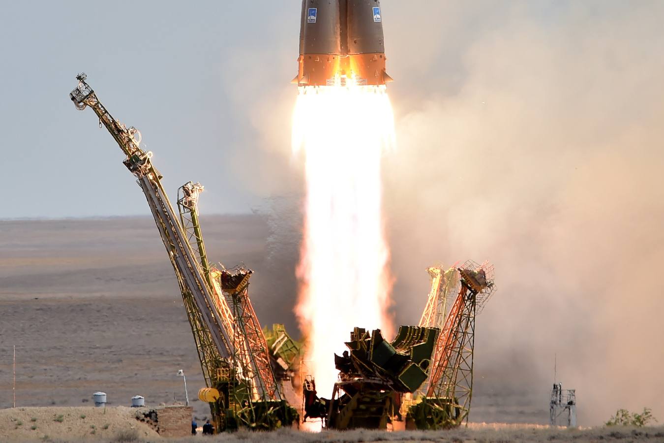 El Soyuz ya ha despegado rumbo a la EEI