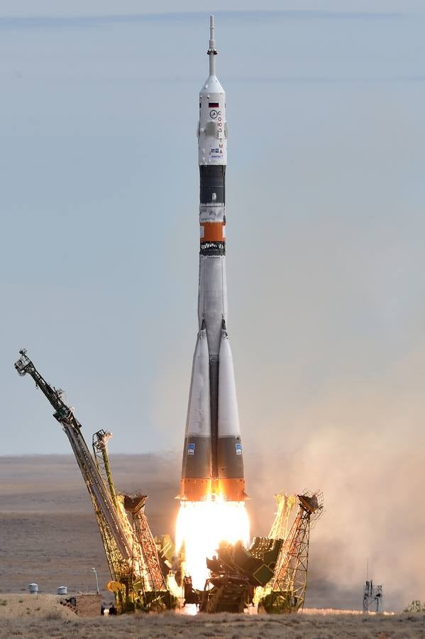 El Soyuz ya ha despegado rumbo a la EEI