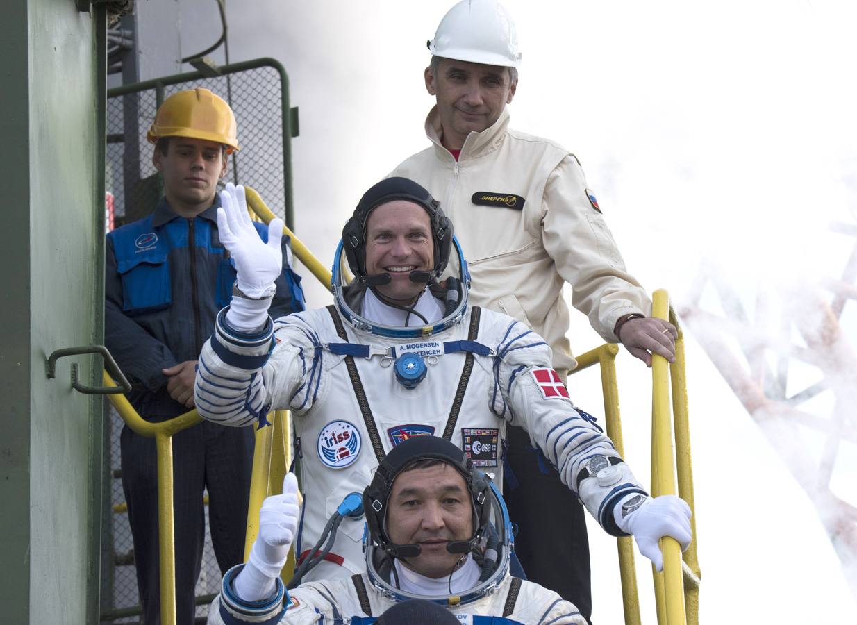 El Soyuz ya ha despegado rumbo a la EEI