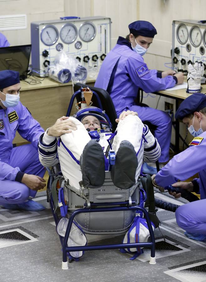 El Soyuz ya ha despegado rumbo a la EEI