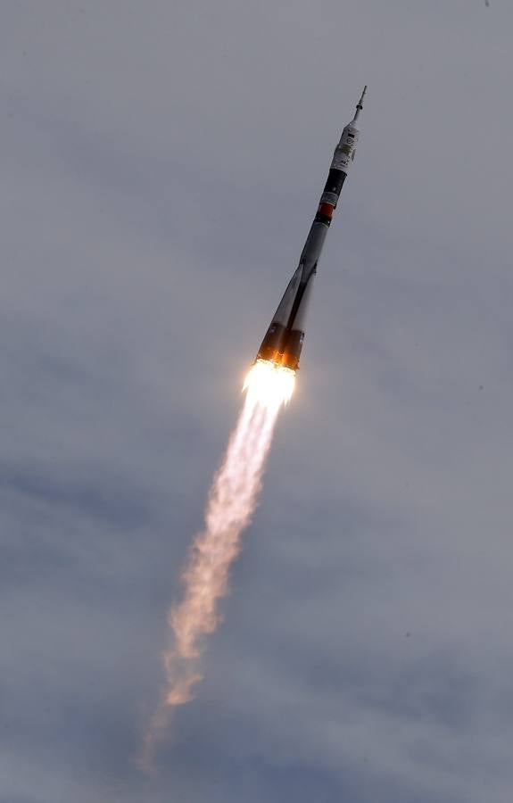 El Soyuz ya ha despegado rumbo a la EEI
