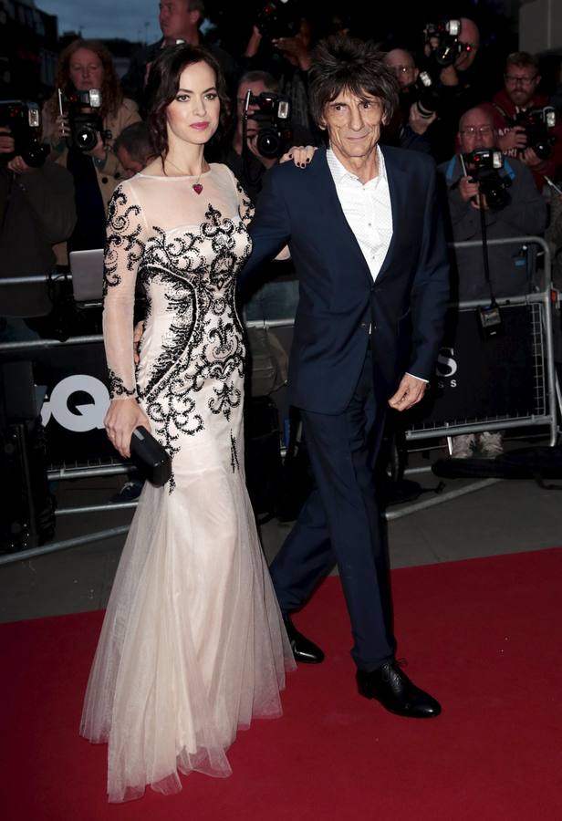 Ronnie Wood (Rolling Stones) y su mujer Sally Wood