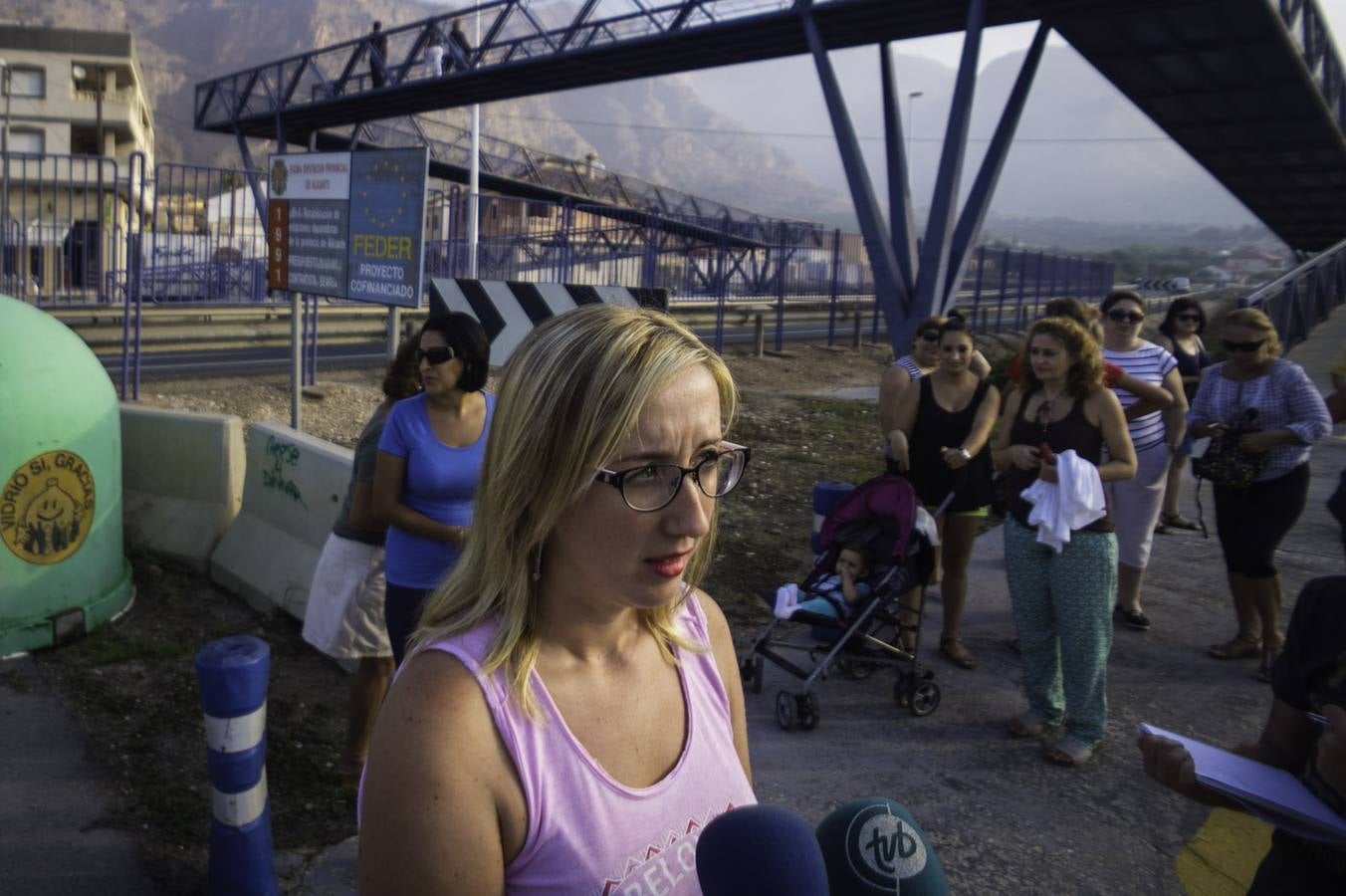 La protesta de los jóvenes por falta de transport escolar